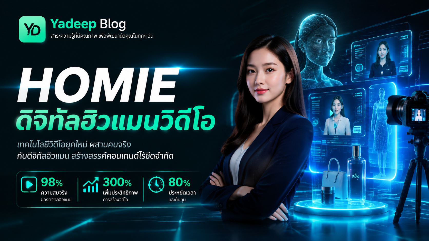 HOMIE — กรอบสร้างวิดีโอดิจิทัลฮิวแมนจาก HKUST รวม 4 งานในกรอบเดียว OCR แม่นกว่า 38.7%